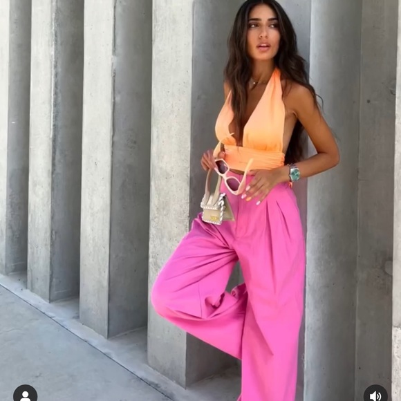 Zara high waisted pants bloggers fav - Picture 4 of 16